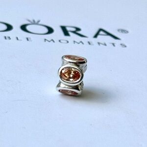 Pandora Orange Oval Lights Charm
